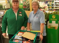 Supermarket donates unsold food to Age Concern