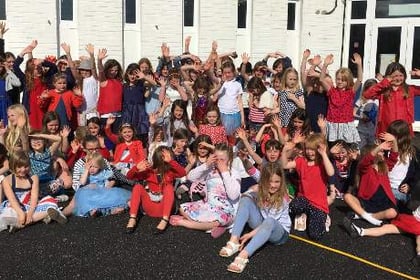 90 Brownies celebrate the Queen's 90th birthday