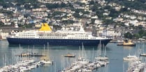 Yachts in River Dart 'clipped' by cruise ship