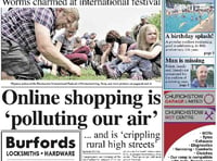 This week's Kingsbridge & Salcombe Gazette front page