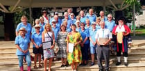 Kingsbridge In Bloom and the Town Crier welcome judges