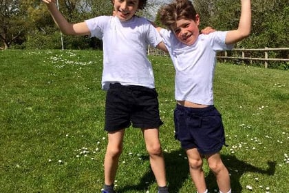 Two boys inspire class to run for Cool Earth