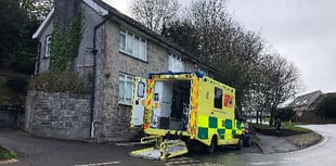 Paramedics attend to unconscious teenage girl