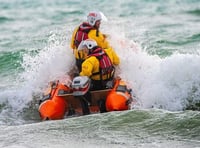 Multiple lifeboat crews called out to rescue pair caught short by tides