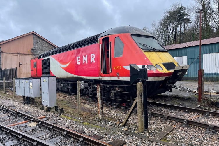 The High Speed Train car in Buckfastleigh