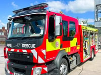 Yealmpton house on fire after being hit by lightning