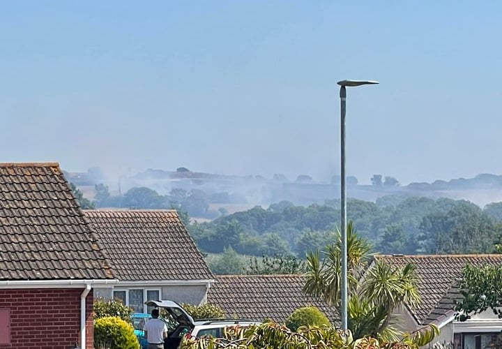 Fire at Stamps Hill