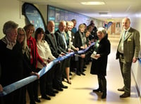 Hospital’s timeline brightens corridor