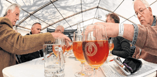 Judging is under way at prestigious beer festival