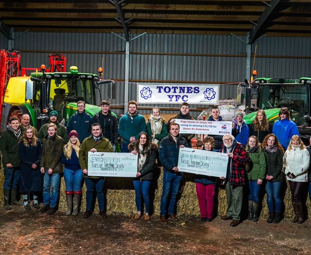 Young farmers’ donate £25,000 to charities