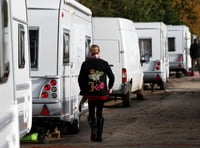 Dozens of Traveller caravans in South Hams