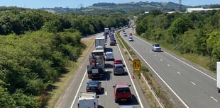 UPDATE: The A38 westbound has now re-opened after lorry crash