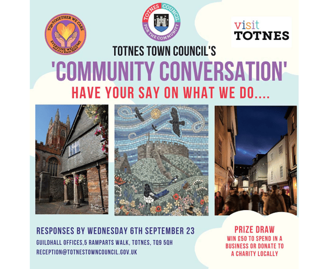 Totnes town survey launched by council