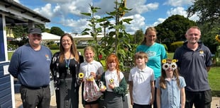 Students show off their flower power