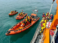 Dart RNLI visits the neighbours