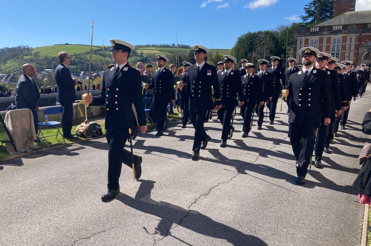 The march past BRNC