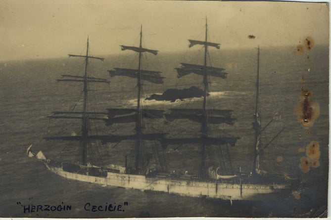 Herzogin Cecilie, April 27th 1936