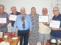 Rotarians honoured for community contributions