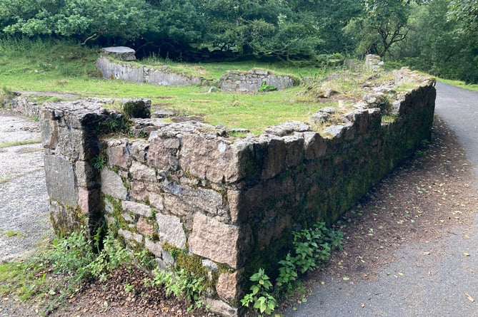 The remnants of Brent Moor House