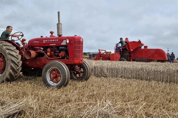 Tractor and combine harvester