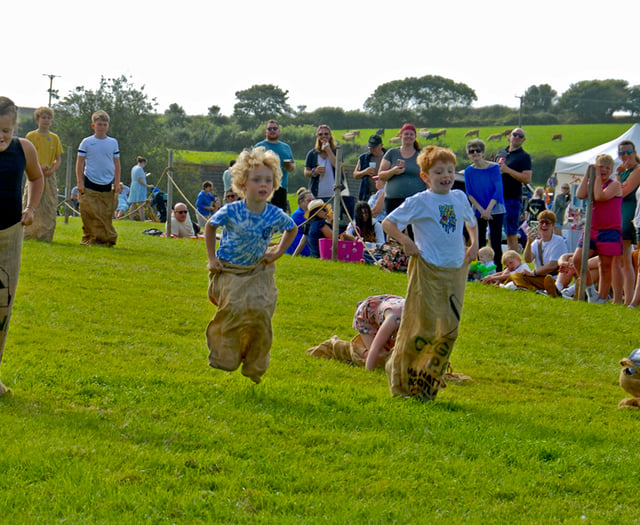 Enjoying the fun at Stoke Fleming Show