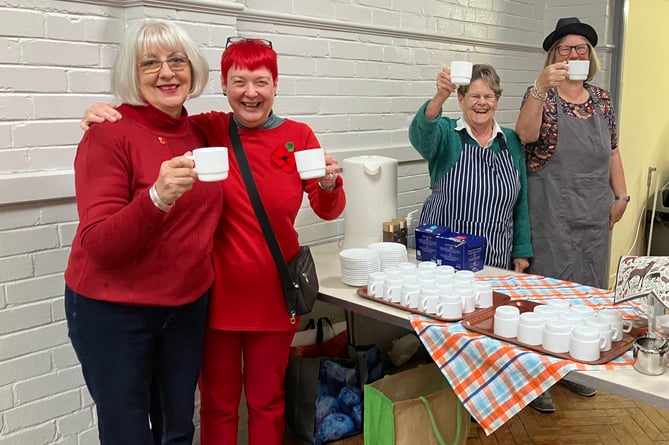 L to R: Jill Page, Gillie Gee, Carole Light and Fiona Drayton