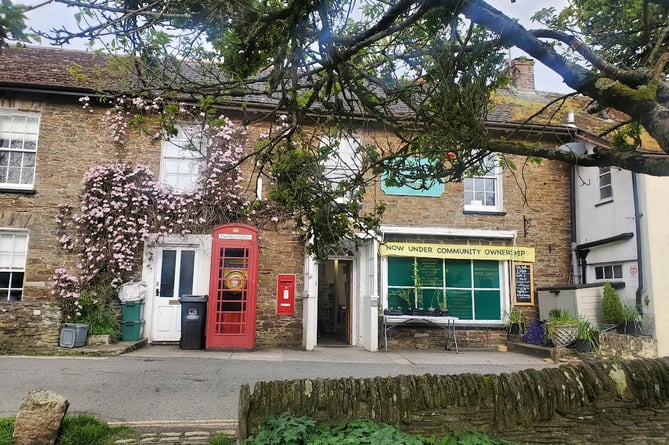 Inside Harbertonford Community Post Office & Store