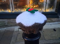 Check out the festive bollards on Fore Street in Kingsbridge