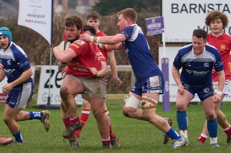 Kingsbridge RFC vs Barnstaple action