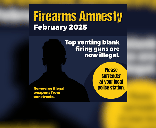 Month-long amnesty for blank-firing pistols 